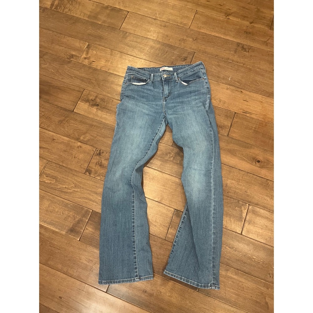 Signature Levi Strauss & Co. Womens Modern Bootcut Jeans, Blue Denim